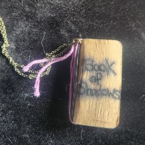 Book Of Shadows Grimoire Necklacr